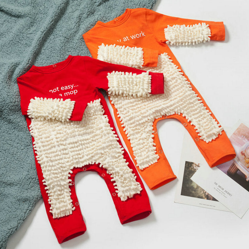 Baby Crawling Mopping Suit