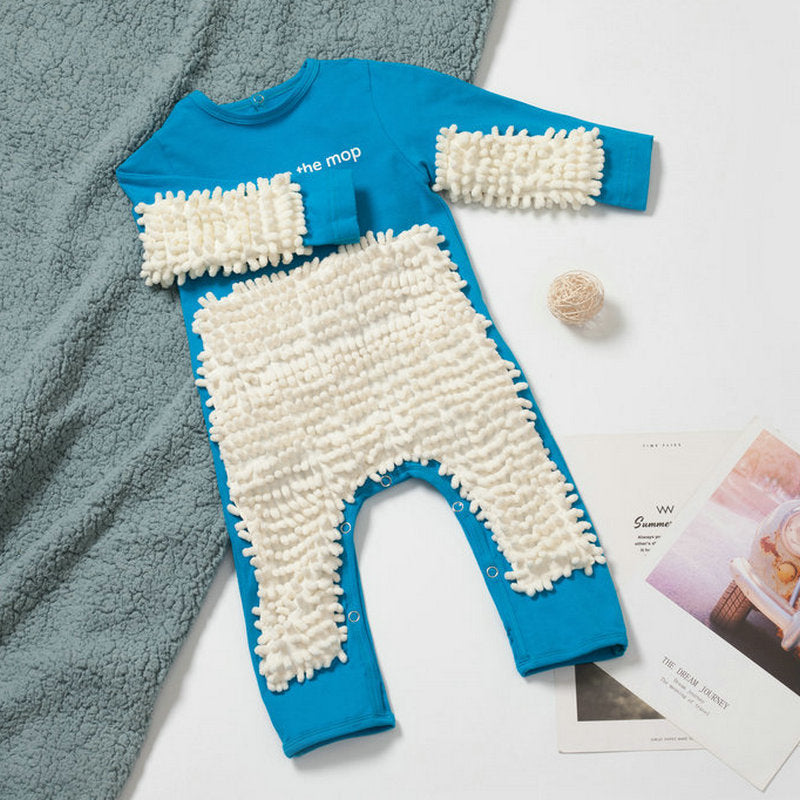 Baby Crawling Mopping Suit