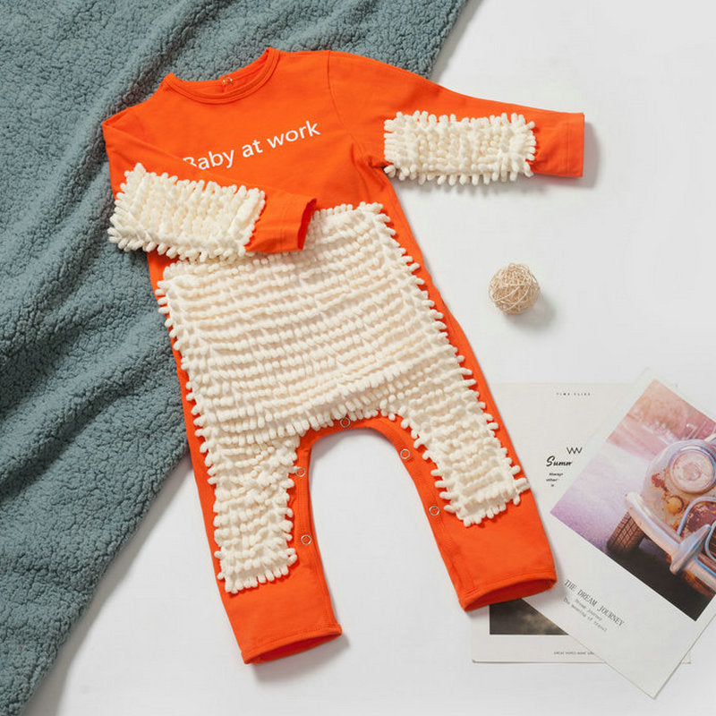 Baby Crawling Mopping Suit