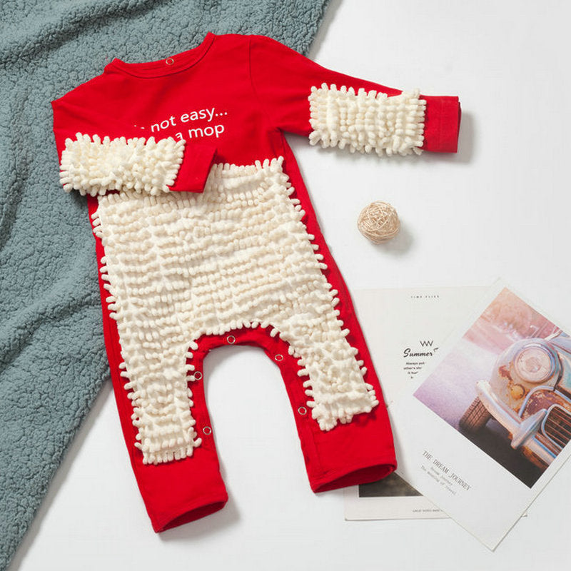 Baby Crawling Mopping Suit