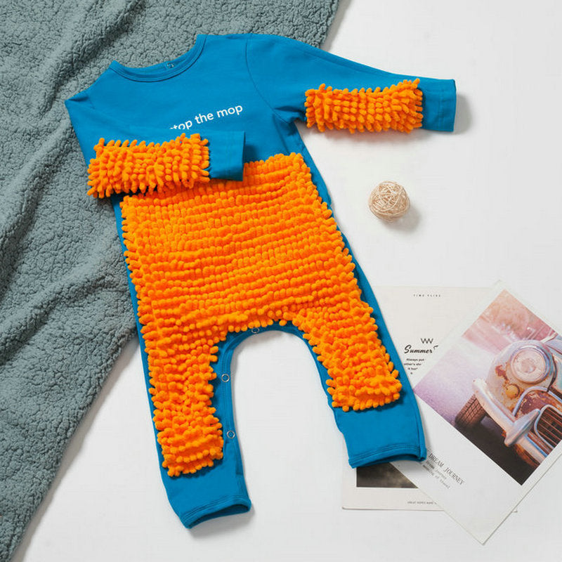 Baby Crawling Mopping Suit